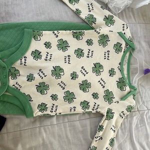 Gender neutral 12 month St. Patrick’s day outfit